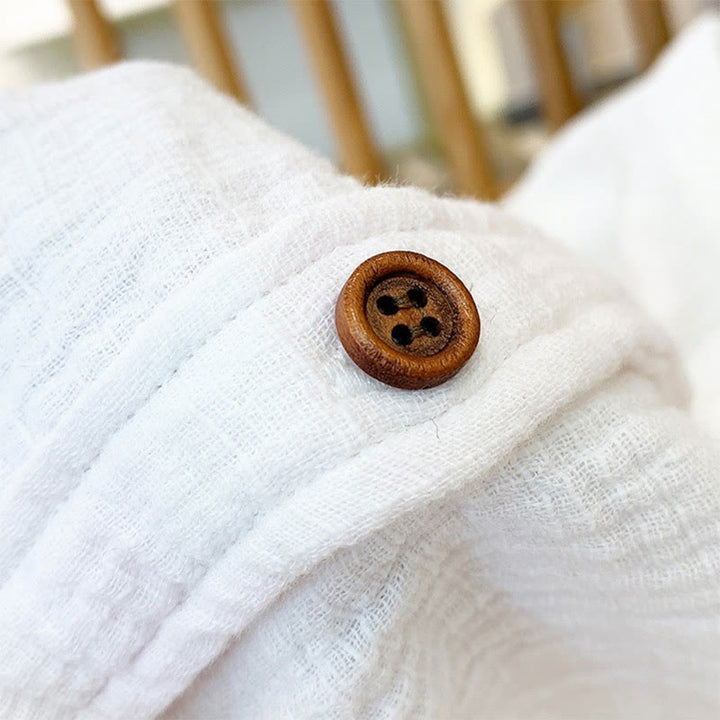 Buddha Stones Ropa de lino y algodón con lavado a la arena de doble capa, literaria y artística - image 14