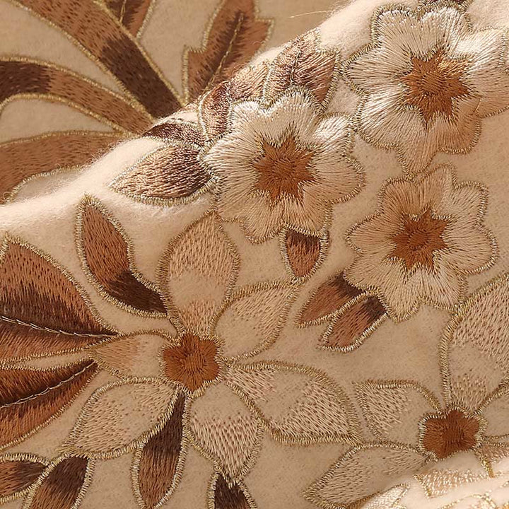 Bufanda de viaje acogedora de invierno con borlas bordadas con begonia y chal de lana con Buddha Stones - image 10