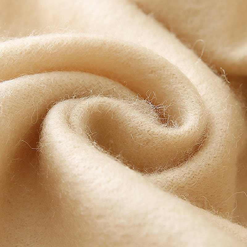 Chal de lana con Buddha Stones y bordado floral en 3D, bufanda de viaje acogedora para el invierno con borlas - image 20