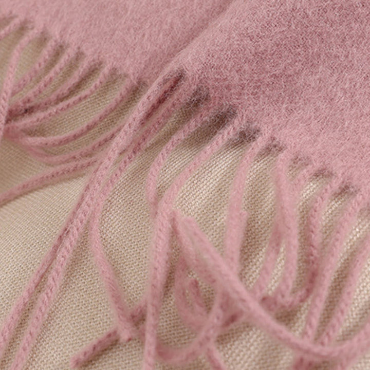 Chal de lana con Buddha Stones, flores grandes, lentejuelas, bordado, borlas, bufanda de viaje acogedora para invierno