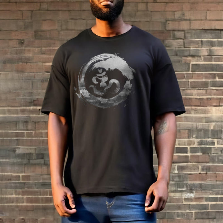 Camiseta de algodón con diseño de loto y Buddha Stones - image 4