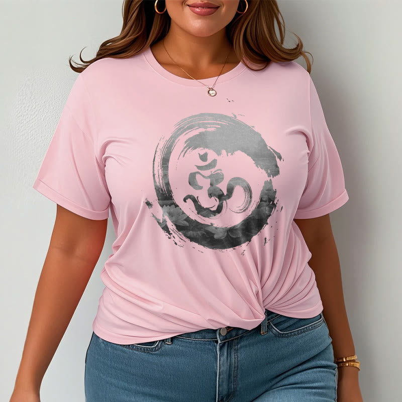 Camiseta de algodón con diseño de loto y Buddha Stones - image 16