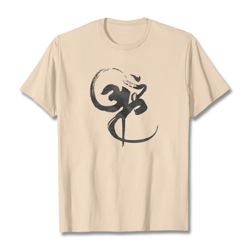 Camiseta de algodón con diseño Om y Buddha Stones - Sopa de mariscos - 2XL - image 11