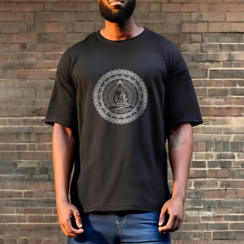 Camiseta de algodón con mandala de Buddha Stones de Buda - image 11