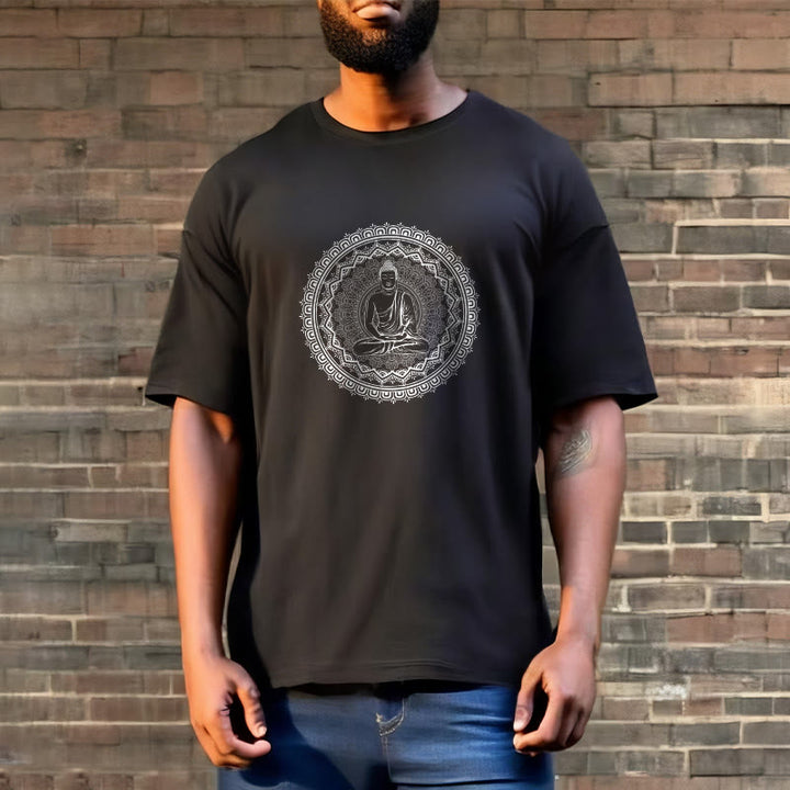 Camiseta de algodón con mandala de Buddha Stones de Buda - image 11