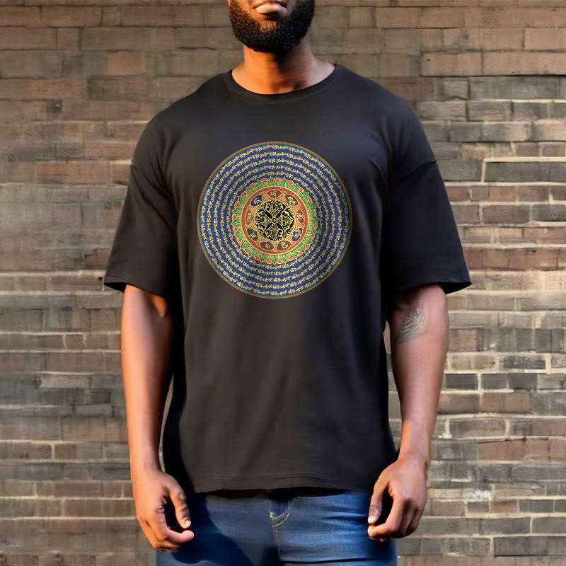 Camiseta sánscrita con Buddha Stones 108 Om Mani Padme Hum Mantra - image 8