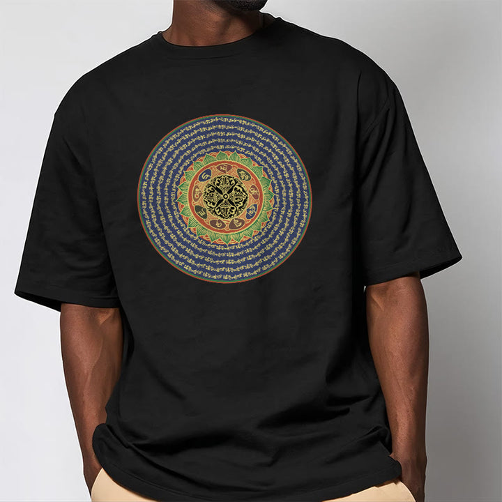 Camiseta sánscrita con Buddha Stones 108 Om Mani Padme Hum Mantra - image 8