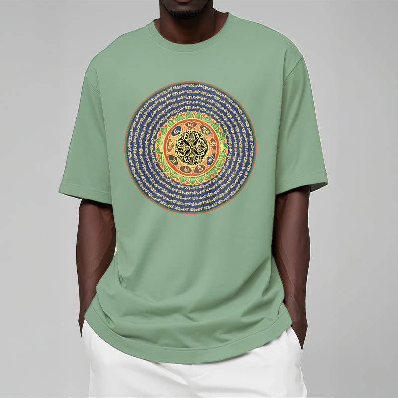 Camiseta sánscrita con Buddha Stones 108 Om Mani Padme Hum Mantra - image 18