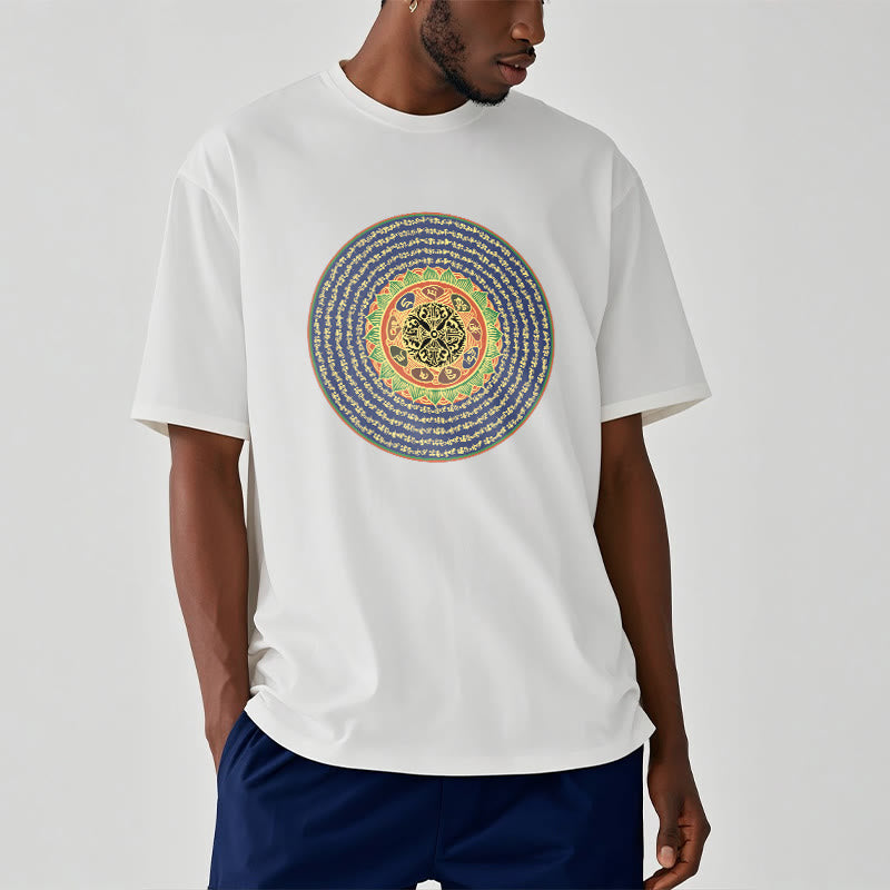 Camiseta sánscrita con Buddha Stones 108 Om Mani Padme Hum Mantra - image 4