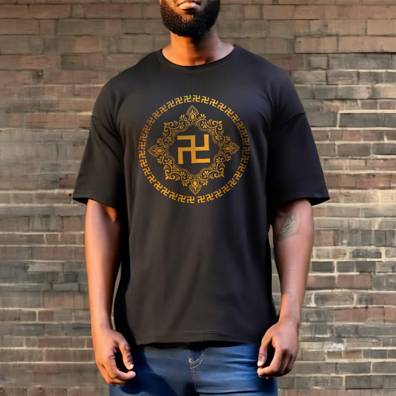 Camiseta con esvástica y Buddha Stones - image 8