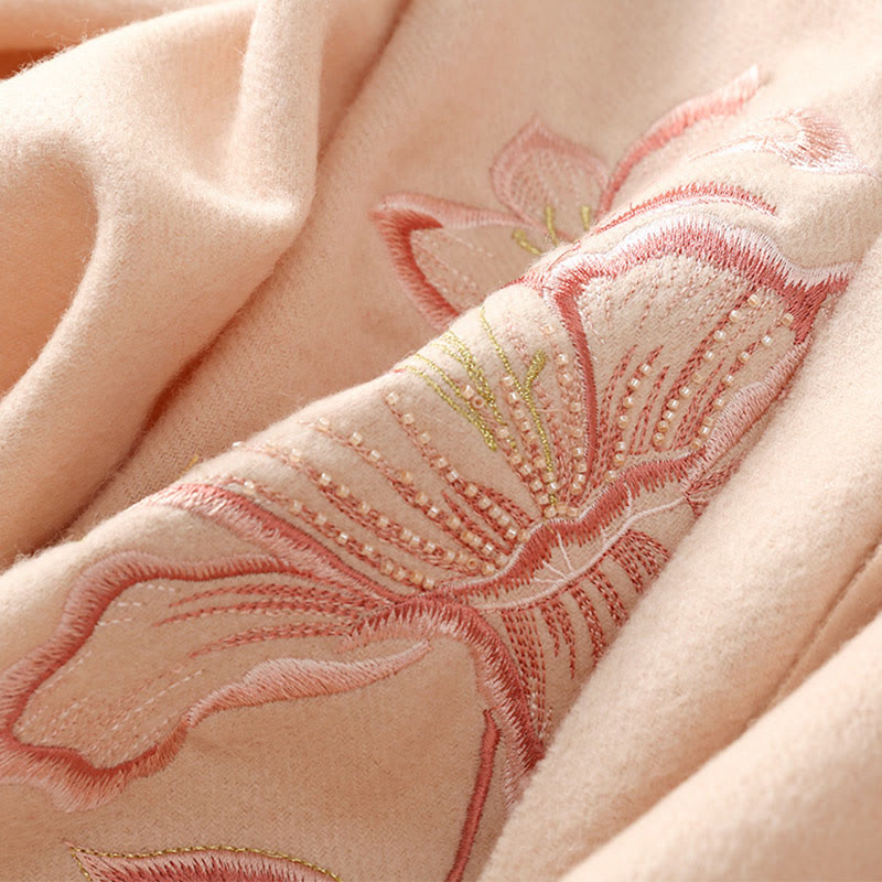 Bufanda de viaje acogedora de invierno con Buddha Stones