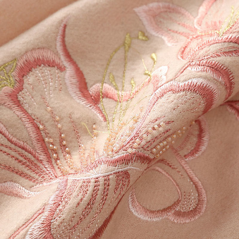 Bufanda de viaje acogedora de invierno con Buddha Stones