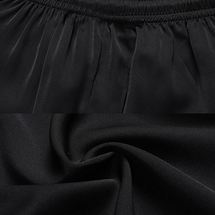 Buddha Stones Traje Tang de bambú con flor de melocotón para hombre, uniforme tradicional Hanfu, camiseta de manga corta, pantalones y conjunto de ropa - image 15