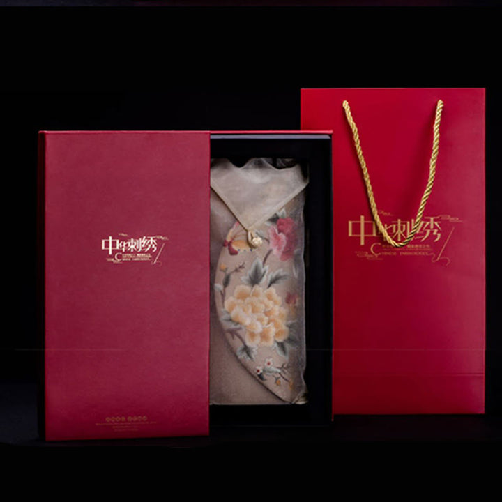 Cartera de mano con bordado de hortensias y Buddha Stones, bolso de mano, bolso cruzado