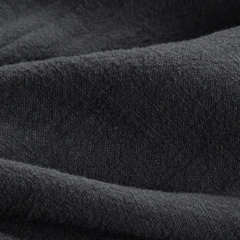 Chaqueta de lino y algodón con cordones para hombre, sencilla , con Buddha Stones , para otoño, ropa zen - image 11