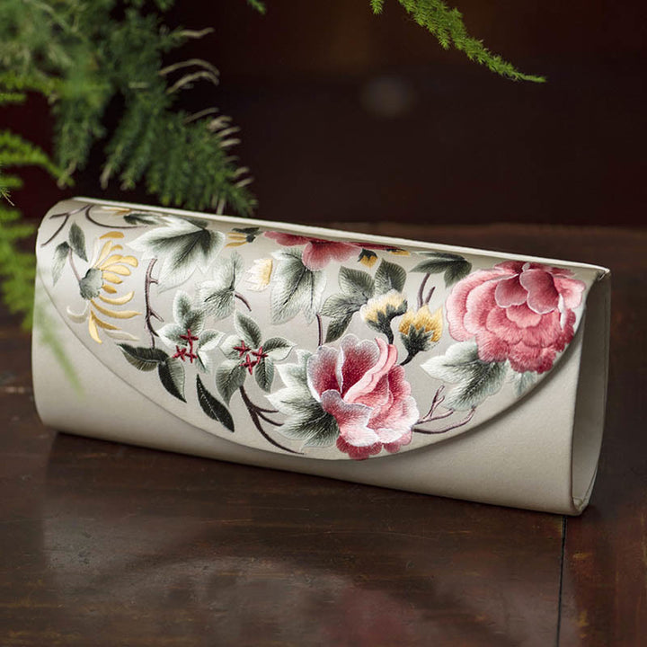 Bolso de mano con Buddha Stones bordadas para bodas, bolso de mano tipo bandolera