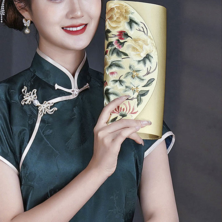 Bolso de mano con Buddha Stones bordadas para bodas, bolso de mano tipo bandolera