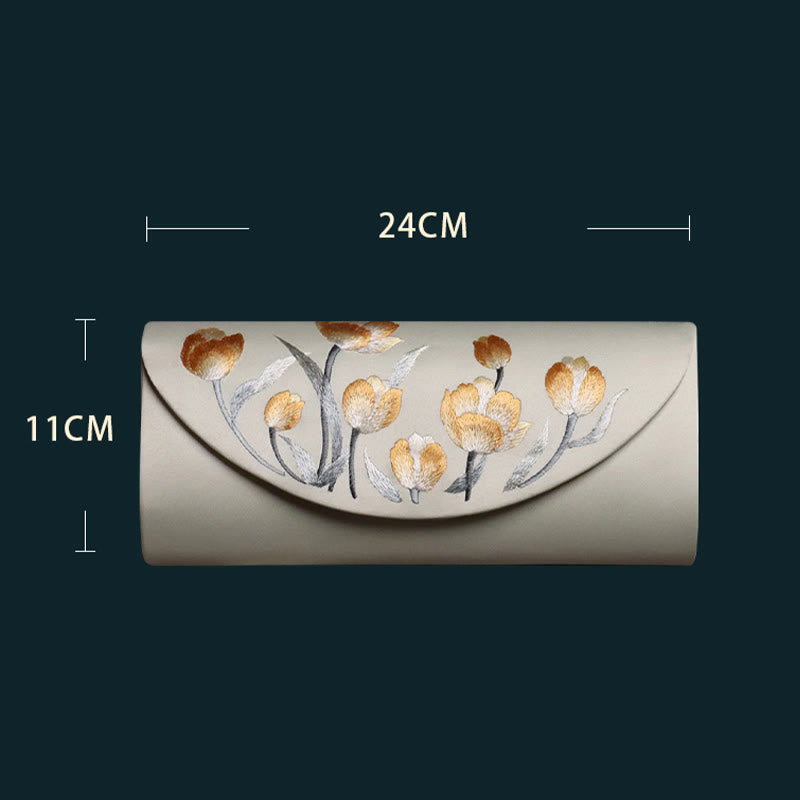 Bolso de mano con diseño de Buddha Stones bordado para bodas