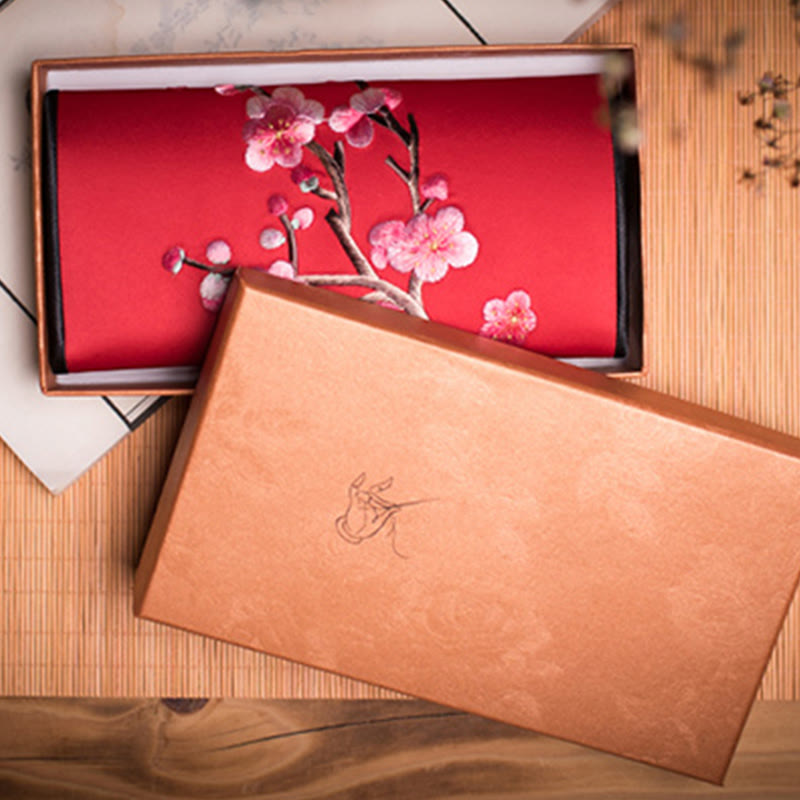 Bolso de mano largo con Buddha Stones , estilo Plum Bossom Su