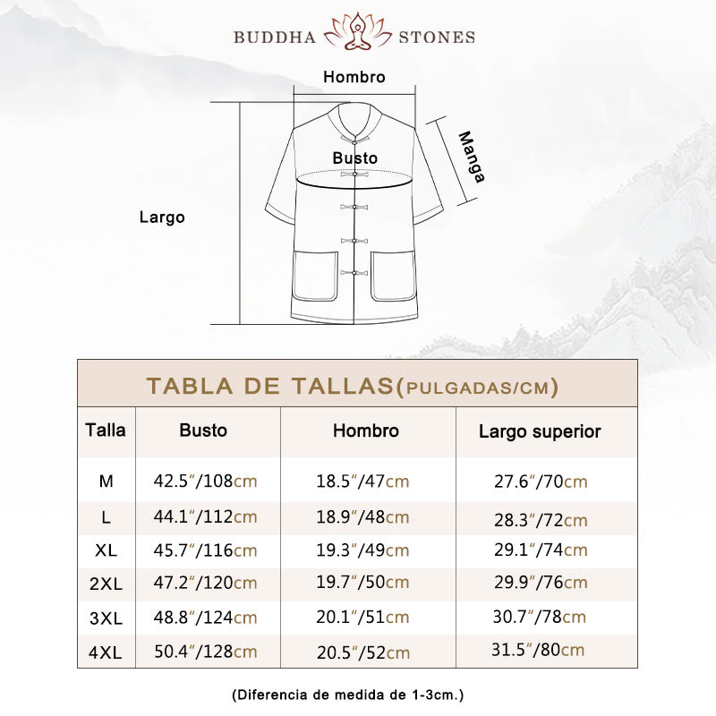 Traje Tang de Buddha Stones Hanfu dragón chino uniforme de kungfú tradicional camisetas y pantalones de manga corta conjunto de ropa para hombre