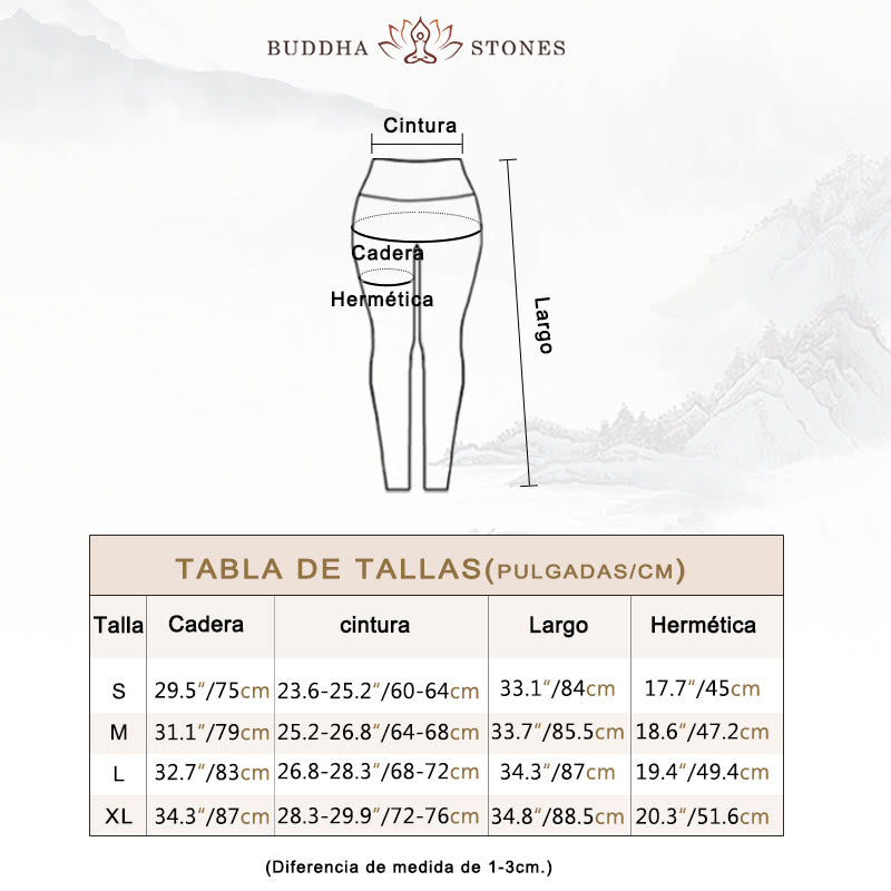 Patrón de Buddha Stones Deportes Fitness Yoga Leggings de cintura alta Pantalones de yoga para mujer - image 6