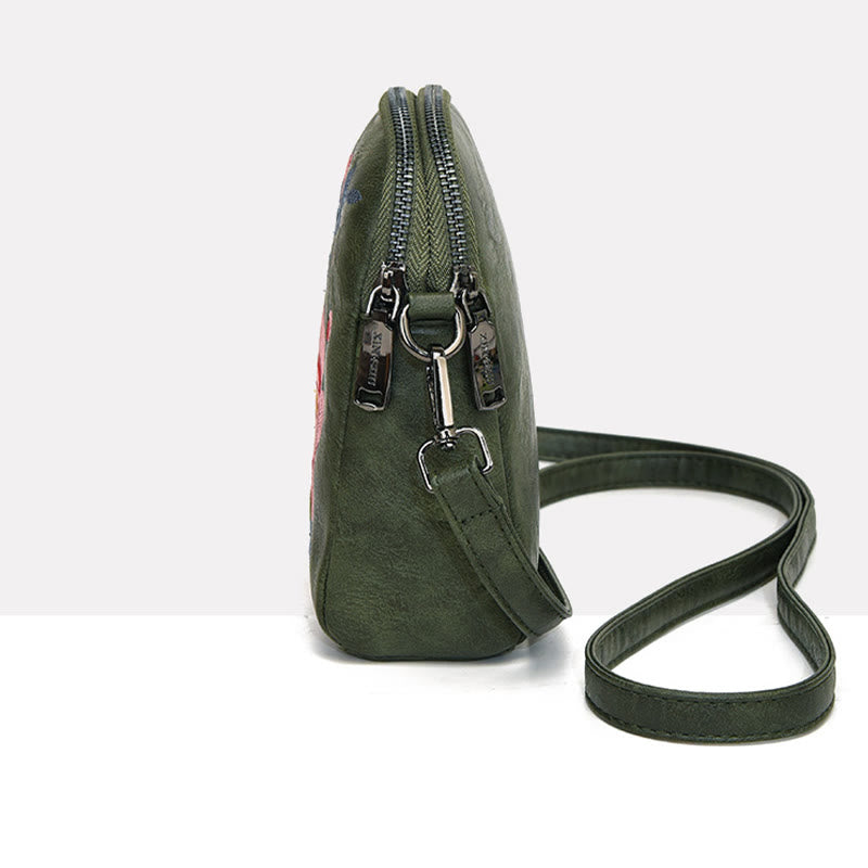 Bolso de mano con Buddha Stones y loto bordado, bolso de mano para compras, bolso de hombro, bolso cruzado