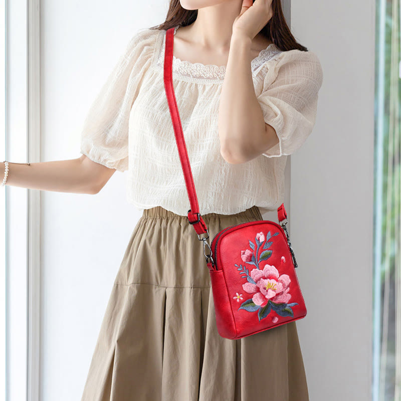 Bolso de mano con Buddha Stones y loto bordado, bolso de mano para compras, bolso de hombro, bolso cruzado