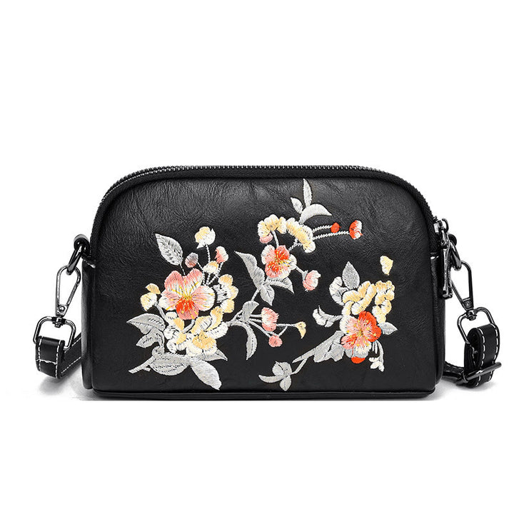 Bolso de mano con Buddha Stones, peonía, flores de granada, bolso de mano para compras, bolso de hombro, bolso cruzado