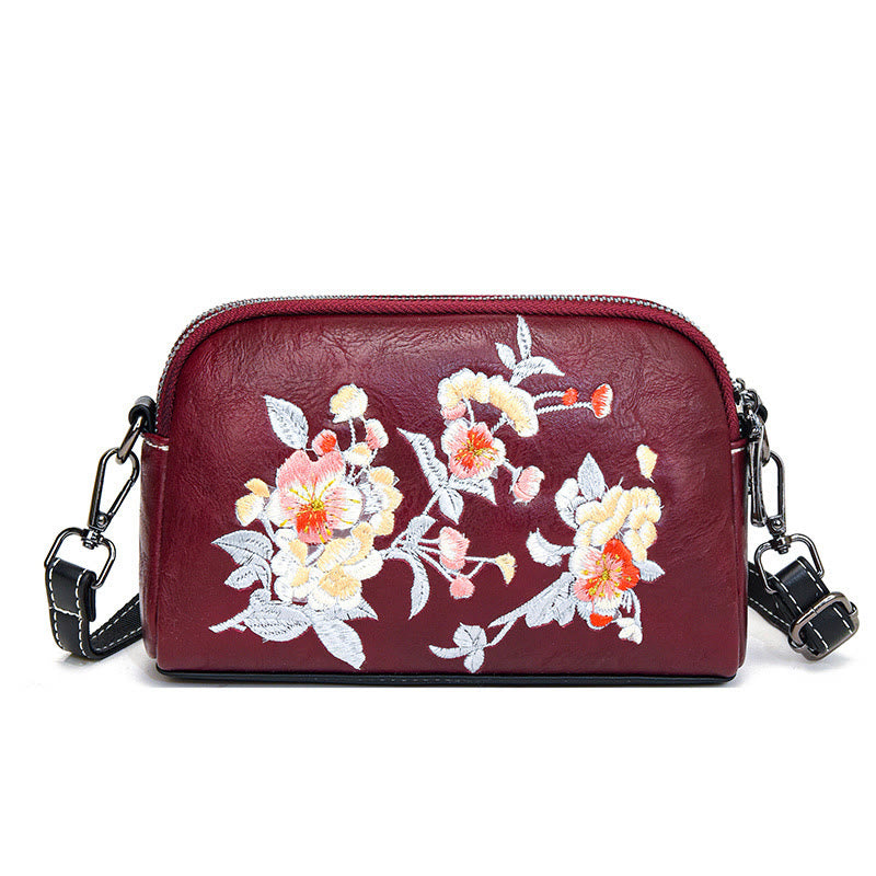 Bolso de mano con Buddha Stones, peonía, flores de granada, bolso de mano para compras, bolso de hombro, bolso cruzado