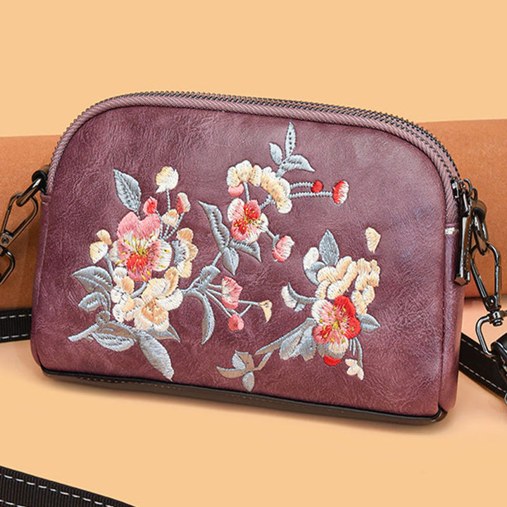 Bolso de mano con Buddha Stones, peonía, flores de granada, bolso de mano para compras, bolso de hombro, bolso cruzado