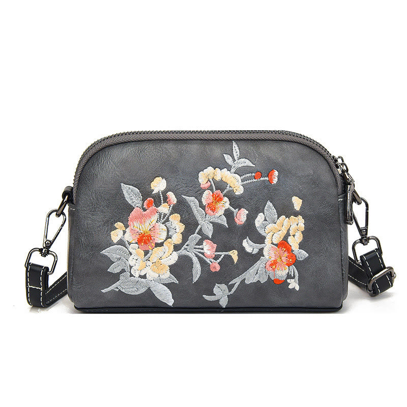 Bolso de mano con Buddha Stones, peonía, flores de granada, bolso de mano para compras, bolso de hombro, bolso cruzado