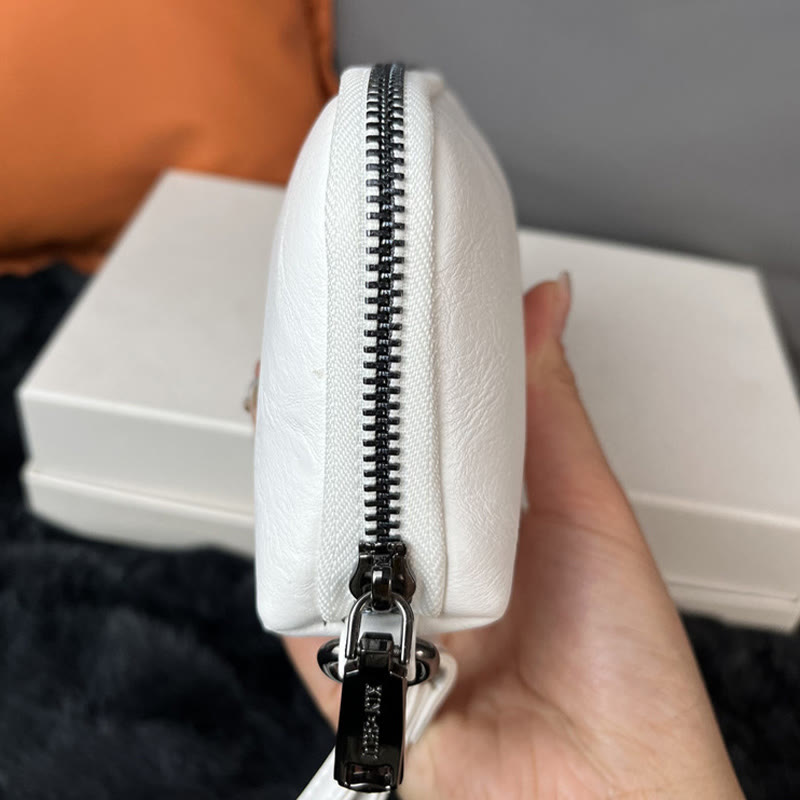 Bolso de mano con bordado de loto y Buddha Stones