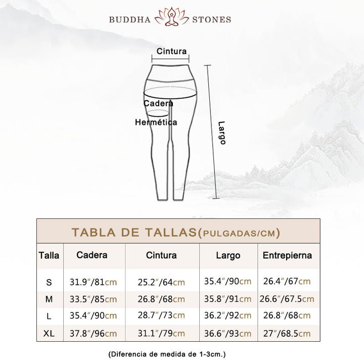 Pantalones de yoga para mujer con estampado de Buddha Stones, flores, hojas, dientes de león, piñas, deportivos, Fitness, cintura alta - image 6