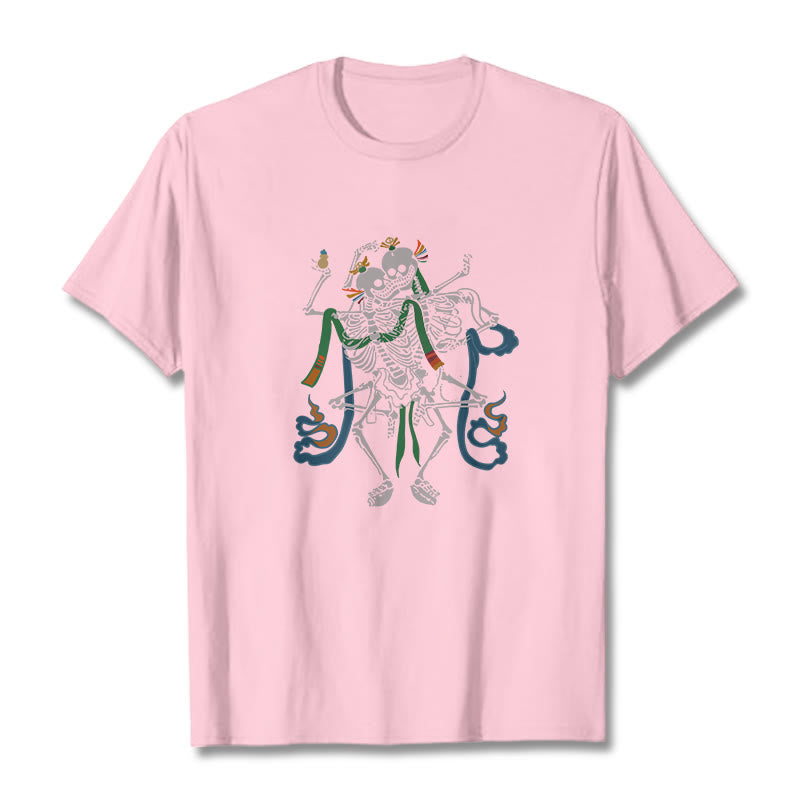 Camiseta con diseño de Buddha Stones tibetanas El Señor del Bosque Cadáver - rosa claro - 2XL - image 13
