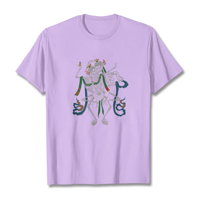 Camiseta con diseño de Buddha Stones tibetanas El Señor del Bosque Cadáver - Ciruela - 2XL - image 17