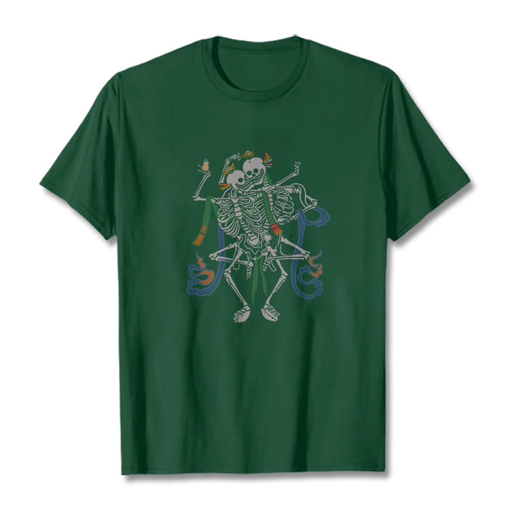 Camiseta con diseño de Buddha Stones tibetanas El Señor del Bosque Cadáver - Verde bosque - 2XL - image 11
