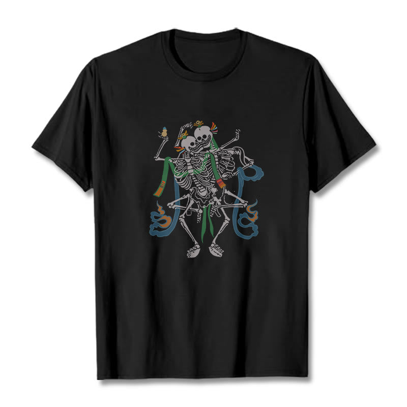 Camiseta con diseño de Buddha Stones tibetanas El Señor del Bosque Cadáver - Negro - 2XL - image 0