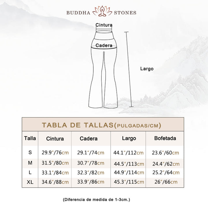 Buddha Stones Sin Mangas Sin Espalda Correa Tank Top Bra Pantalones Acampanados Deportes Fitness Yoga - image 6