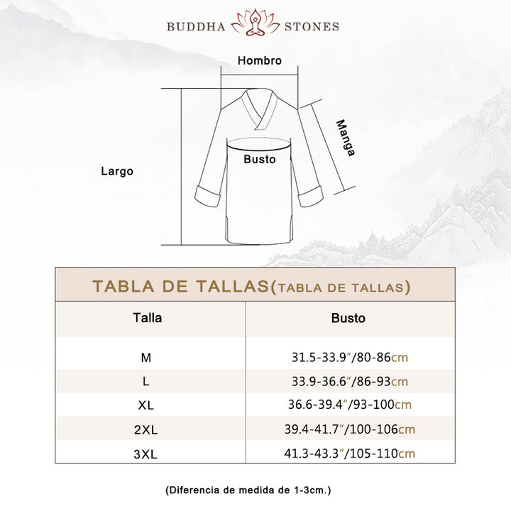 Conjunto de ropa de Yoga para hombre, diseño con cuello en V , Buddha Stones, meditación, oración, espiritual, Zen, lino y algodón - image 4