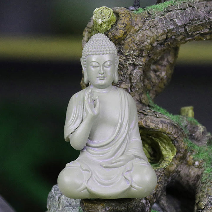 Estatua de Buddha Stones de Buda para meditación y oración, decoración de escritorio para el hogar y la compasión - image 10