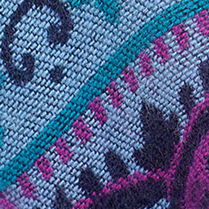 Chal cálido y suave con diseño de flores y rayas horizontales geométricas tibetanas con Buddha Stones para otoño e invierno - image 18