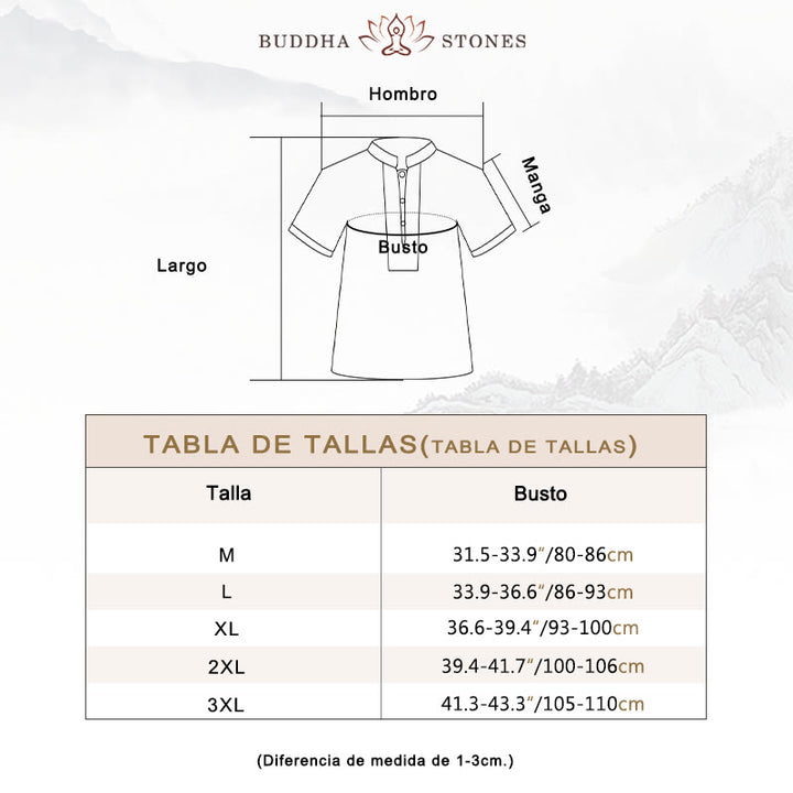 Conjunto de ropa de lino y algodón para hombre, meditación Zen espiritual, Buddha Stones, práctica de oración - image 5