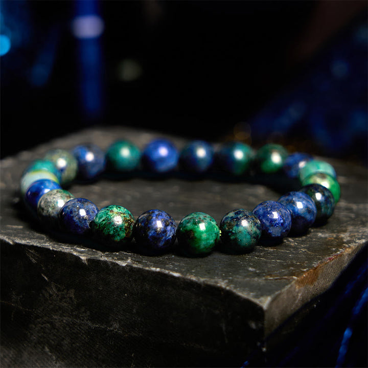 Pulsera de la serenidad con lazurita y Buddha Stones