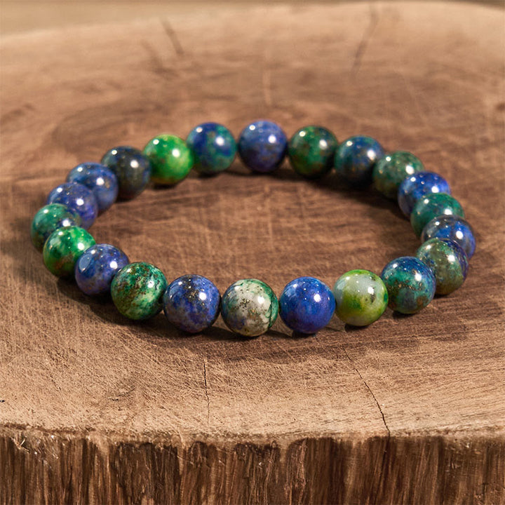 Pulsera Serenity de lapislázuli y lazurita con Buddha Stones - image 1