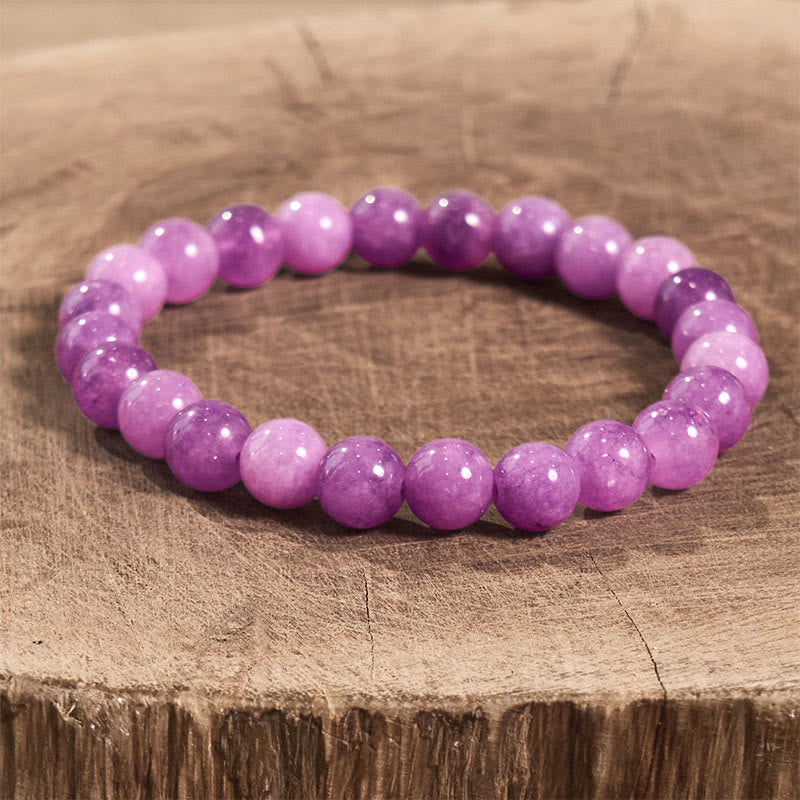 Pulsera de paz interior con Buddha Stones y lepidolita - image 1