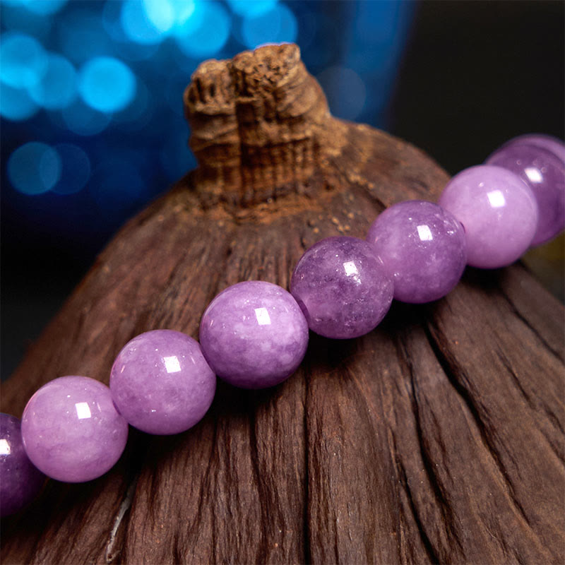 Pulsera de paz interior con Buddha Stones y lepidolita - image 2