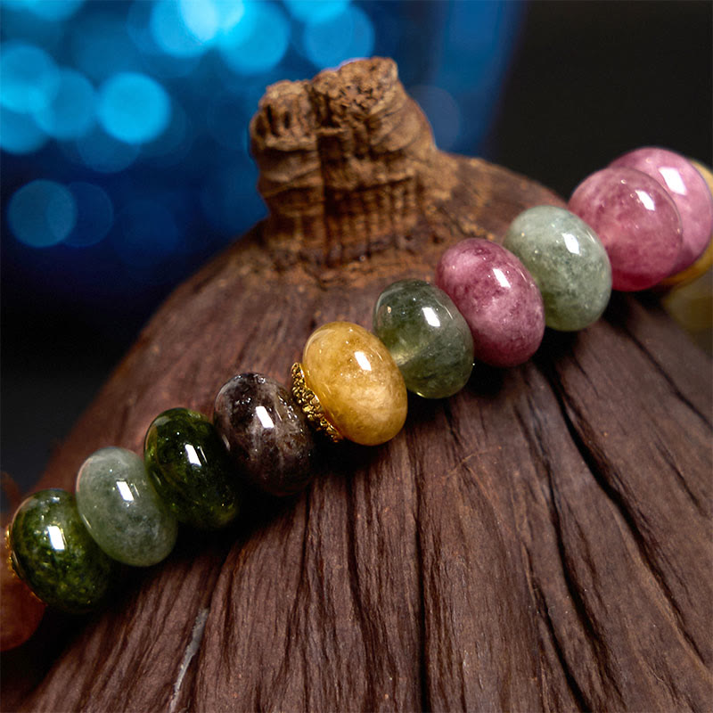 Pulsera de jade, turmalina y Buddha Stones con amor seguro y saludable - image 3