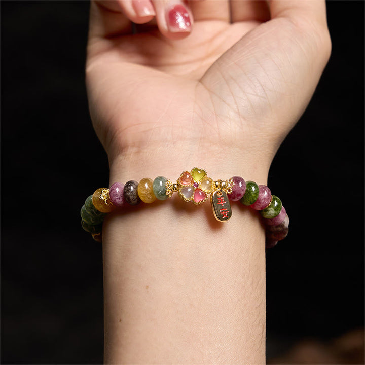 Pulsera de jade, turmalina y Buddha Stones con amor seguro y saludable - image 4