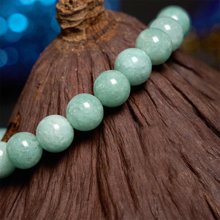Pulsera de prosperidad con jade y ojo de tigre amarillo y Buddha Stones