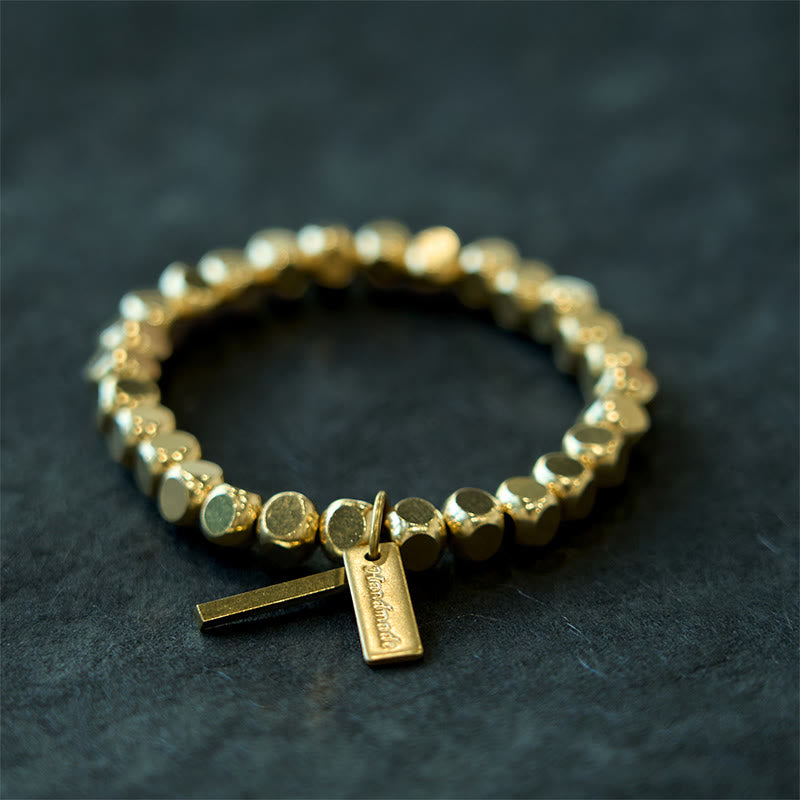 Pulsera de cobre con Buddha Stones para sanación - image 7